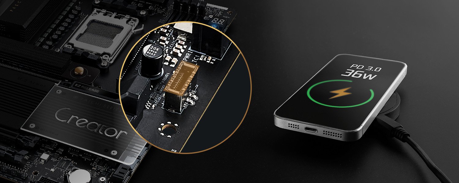 Schnellladeanschluss für Smartphones, Tablets und Multimedia-Geräte